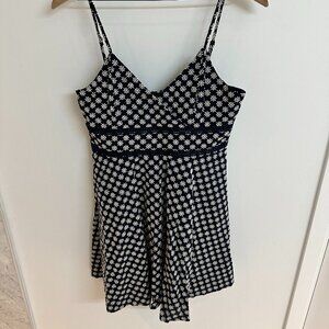 NWT-Francesca's Trixxi Quinn Ladder Trim Mini Dress-Size Large